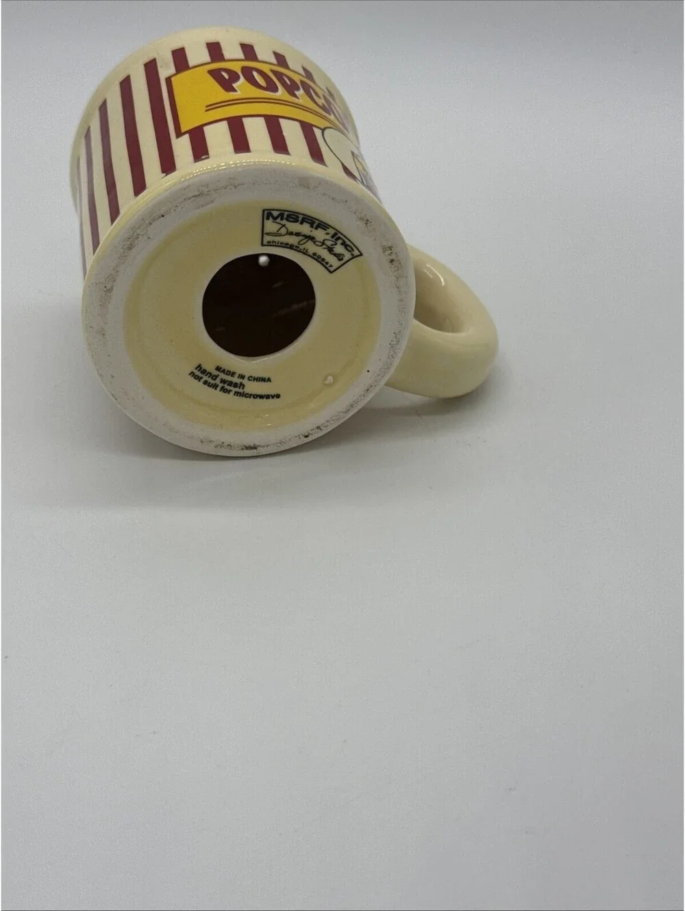 Striped 3.5” Popcorn Salt Shaker with Handle MSRF Design Studio